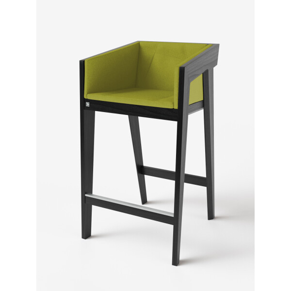 

Стул барный Air 2 Bar M [2Soft / 4Soft] Black KINT Черный Массив Ясеня ETNA 17 60 см 100 см 60 см 75 см (без мягкой части) (new_87137)