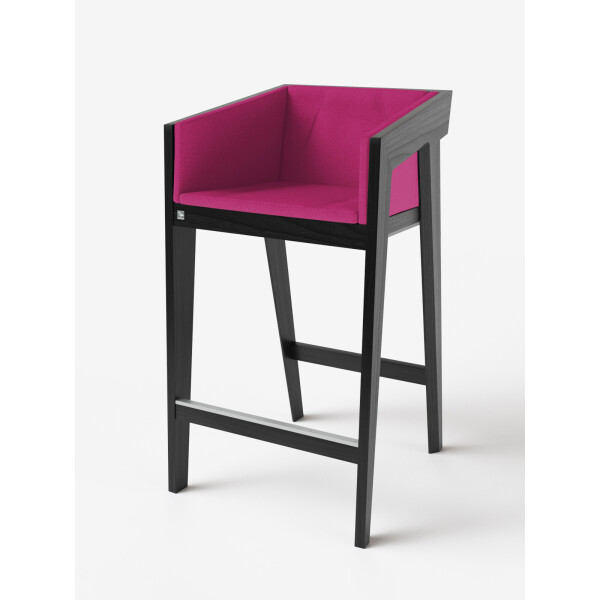 

Стул барный Air 2 Bar M [2Soft / 4Soft] Black KINT Черный Массив Ясеня ETNA 23 60 см 100 см 60 см 75 см (без мягкой части) (new_87138)