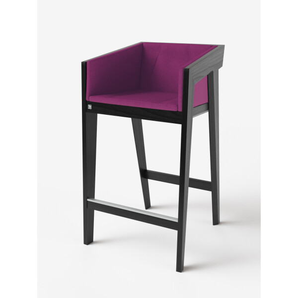 

Стул барный Air 2 Bar M [2Soft / 4Soft] Black KINT Черный Массив Ясеня ETNA 24 60 см 100 см 60 см 75 см (без мягкой части) (new_87139)