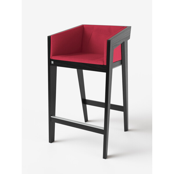 

Стул барный Air 2 Bar M [2Soft / 4Soft] Black KINT Черный Массив Ясеня ETNA 25 60 см 100 см 60 см 75 см (без мягкой части) (new_87140)