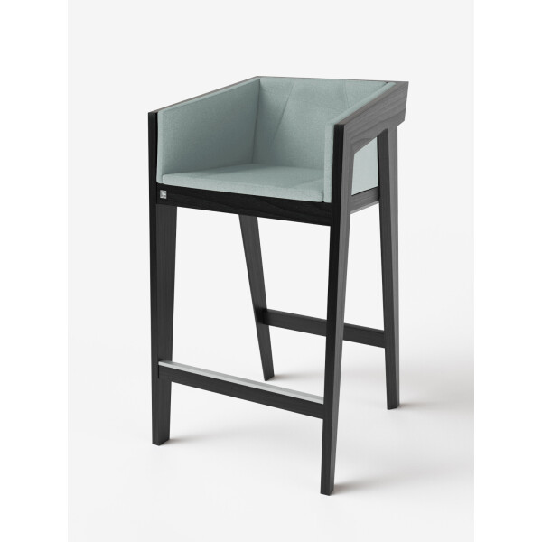 

Стул барный Air 2 Bar M [2Soft / 4Soft] Black KINT Черный Массив Ясеня ETNA 31 60 см 100 см 60 см 75 см (без мягкой части) (new_87142)