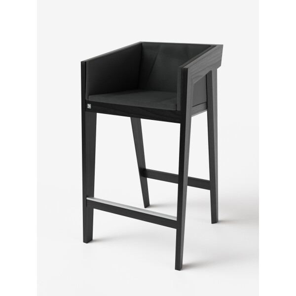 

Стул барный Air 2 Bar M [2Soft / 4Soft] Black KINT Черный Массив Ясеня ETNA 36 60 см 100 см 60 см 75 см (без мягкой части) (new_87145)