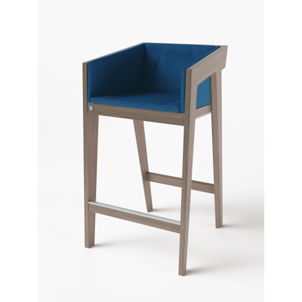 

Стул барный Air 2 Bar M [2Soft / 4Soft] Gray KINT Серый Массив Ясеня ETNA 30 60 см 100 см 60 см 75 см (без мягкой части) (new_87196)