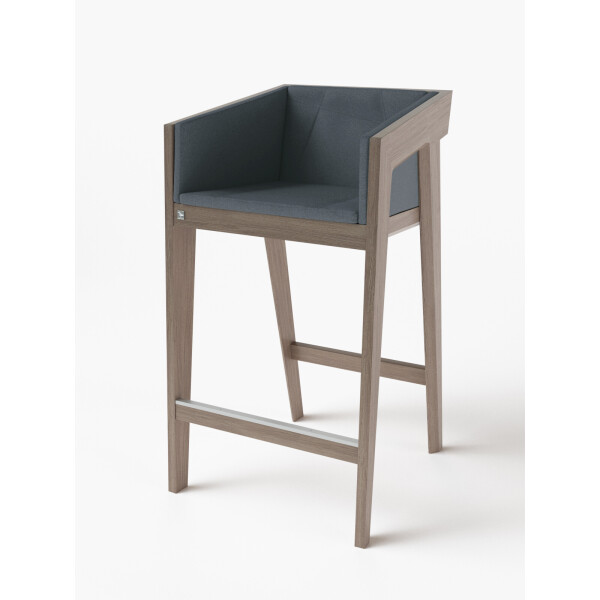 

Стул барный Air 2 Bar M [2Soft / 4Soft] Gray KINT Серый Массив Ясеня ETNA 42 60 см 100 см 60 см 75 см (без мягкой части) (new_87201)