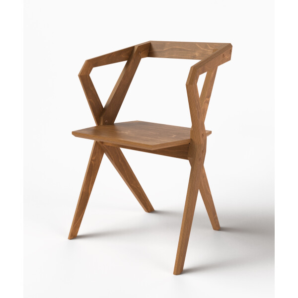 

Стул KIO Light Brown KINT Светло-коричневый Фанера 50 см 77 см 53см 45см (без мягкой части) (new_87220)