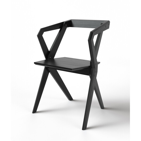 

Стул KIO Black KINT Черный Фанера 50 см 77 см 53см 45см (без мягкой части) (new_87222)