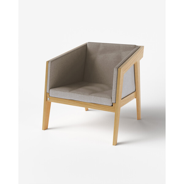 

Крісло Air 2 Armchair Natural KINT Ясен Масив Ясеня ETNA 09 75 см 75 см 75 см 40 см (з м’ якою частиною) (new_87598)