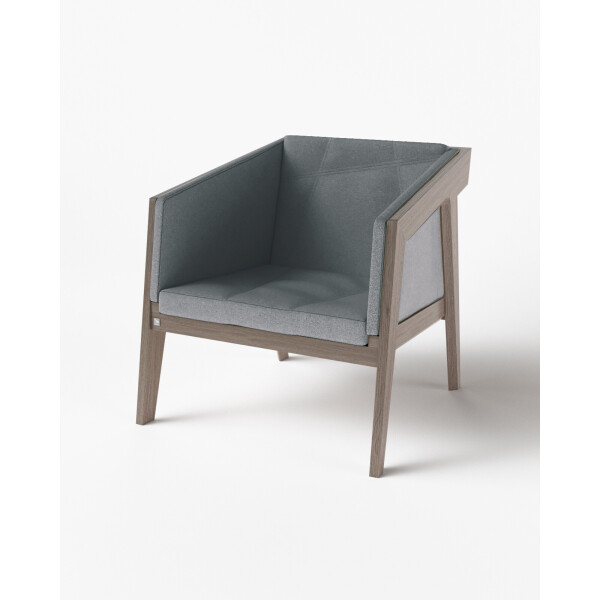 

Крісло Air 2 Armchair Gray KINT Сірий Масив Ясеня ETNA 34 75 см 75 см 75 см 40 см (з м’ якою частиною) (new_87665)