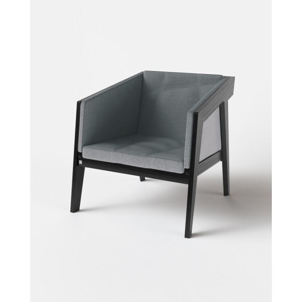 

Крісло Air 2 Armchair Black KINT Чорний Масив Ясеня ETNA 34 75 см 75 см 75 см 40 см (з м’ якою частиною) (new_87706)