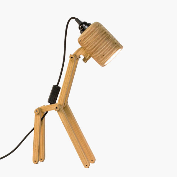 

Настільна лампа FLAMPIC Giraffe Flampic Натуральний Шпонована березова фанера, покрита олією Максимальна 30см 10Вт (LED) Е27 Металева (new_87900)
