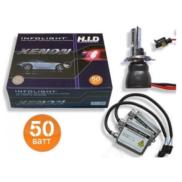 

Комплект биксенона Infolight H4 H/L 5000K 50W