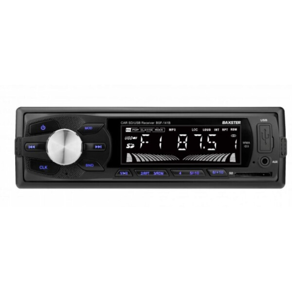 

Магнитола Baxster BSF-141 blue