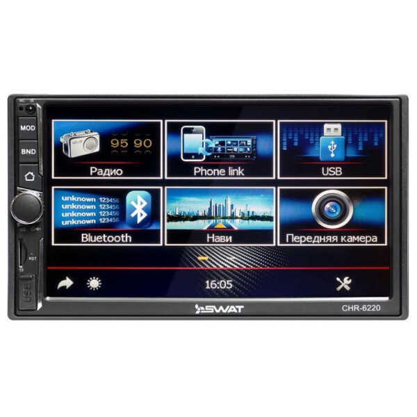 

Мультимедийный центр Swat CHR-6220SD GPS