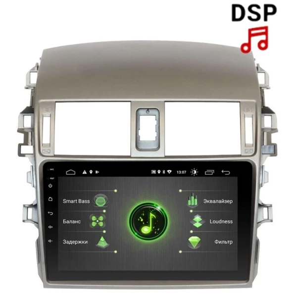 

Штатная магнитола Incar DTA-1441 Toyota Corolla 09-13 Android 10 DSP