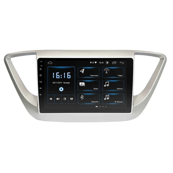 

Штатная магнитола Incar XTA-2402 Hyundai Accent 2017+ Android10