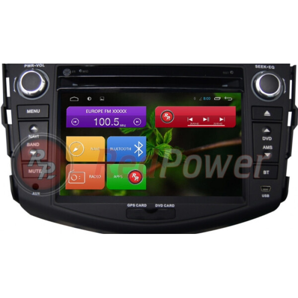 

Штатная магнитола RedPower 21018 Toyota Rav 4 2007-2012 Android 4.4