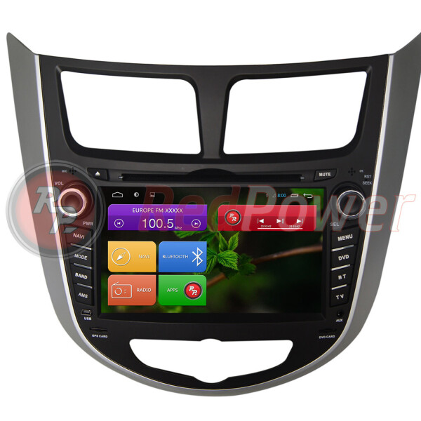 

Штатная магнитола RedPower 21067 Hyundai Accent RB, HB Android 4