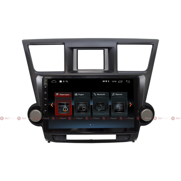 

Штатная магнитола RedPower 30035 IPS Toyota Highlander II U40 2007-2013 Android 9