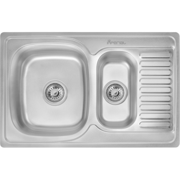 

Кухонная мойка двойная Imperial 7850 Decor, IMP7850DECD