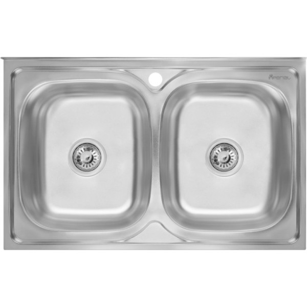 

Кухонная мойка двойная Imperial 5080 Decor, IMP5080DECD