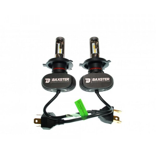 

LED лампы Baxster S1 H4 H/L 5000K 4000Lm (2 шт)