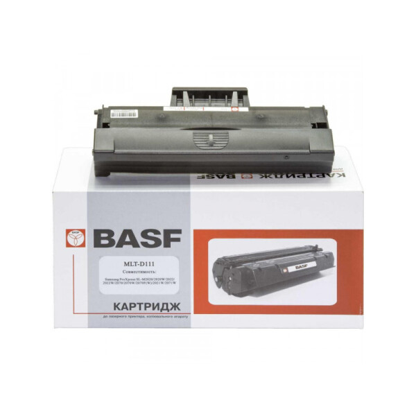 

Картридж BASF (KT-MLTD111S) Samsung SL-M2020/2070/2070FW Black (аналог MLT-D111S)
