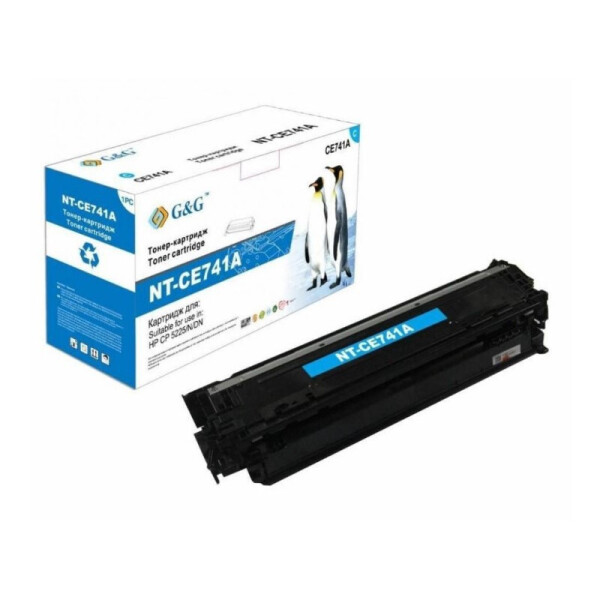 

Картридж G&G для HP Color LJ CE741A