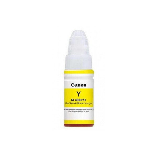 

Водорастворимые чернила для принтера Canon GI-490 Yellow (0666C001)