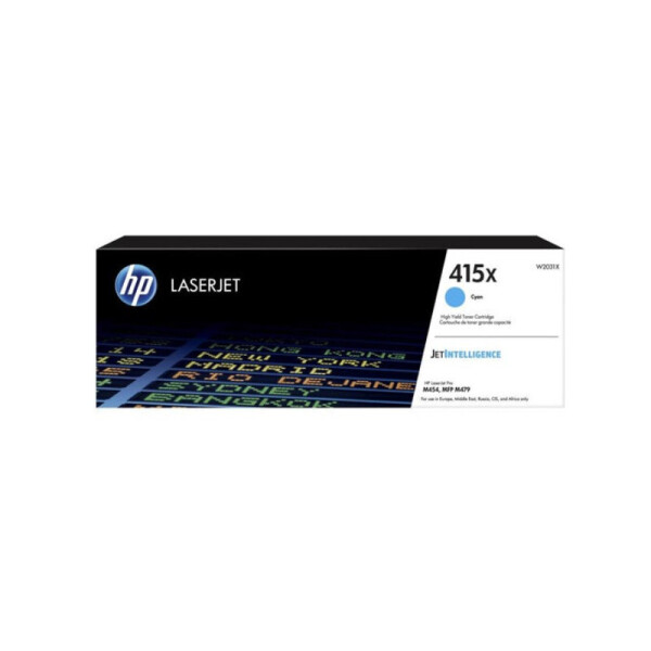 

Картридж HP 415X Cyan W2031X