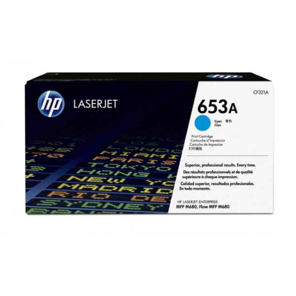 

Картридж HP 653A CLJ Enterprise M680 Cyan CF321A