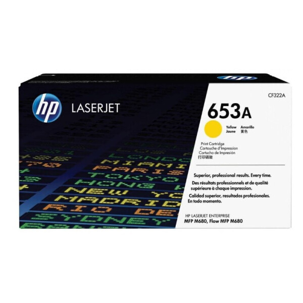 

Картридж HP 653A CLJ Enterprise M680 Yellow CF322A