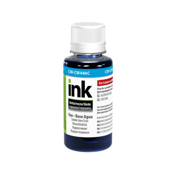 

Чернила ColorWay для Canon CW446 C Dye-based 100 ml (CW-CW446C01)