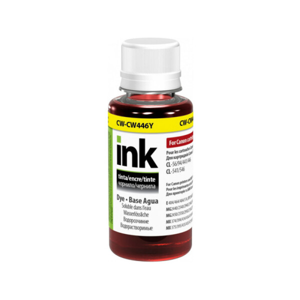 

Чернила ColorWay для Canon CW446 Y Dye-based 100 ml (CW-CW446Y01)