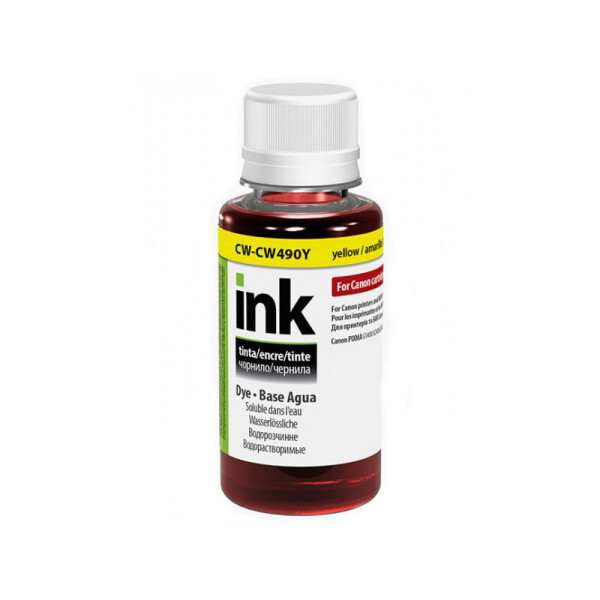 

Чернила ColorWay ля Canon CW490 Y Dye-based 100 ml (CW-CW490Y01)