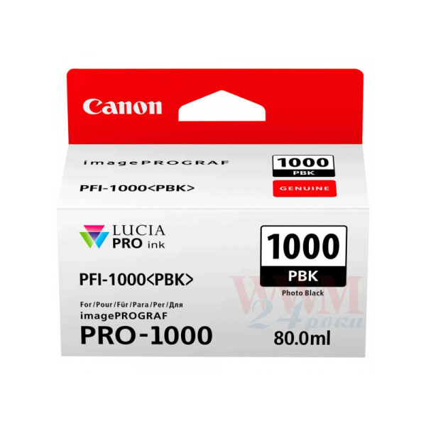 

Картридж Canon PFI-1000 Photo Black