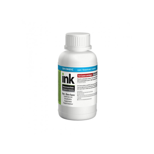 

Чернила ColorWay для Canon CW451 C Dye-based 200 ml (CW-CW451C02)