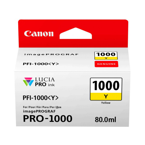 

Картридж Canon PFI-1000 Yellow