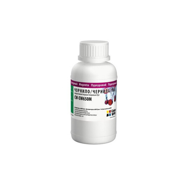 

Чернила ColorWay для Epson EW650 M Dye-based 200 ml (CW-EW650M02)