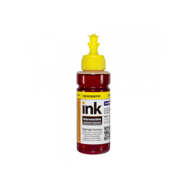 

Чернила ColorWay для Epson EU800 Y UV Dye-based 100 ml (CW-EU800Y01)