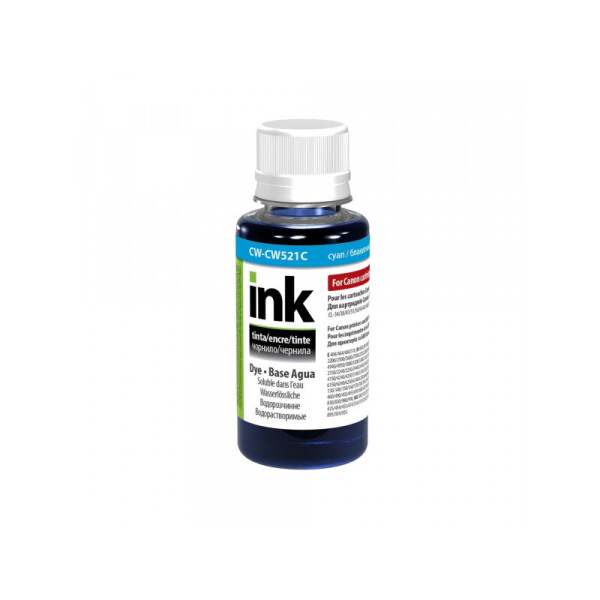 

Чернила ColorWay для Canon CW521 C Dye-based 100 ml (CW-CW521C01)