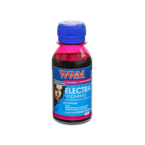 

Чернила WWM ELECTRA (EU/LM-2) для Epson 100г Light Magenta Водорастворимые универсальные