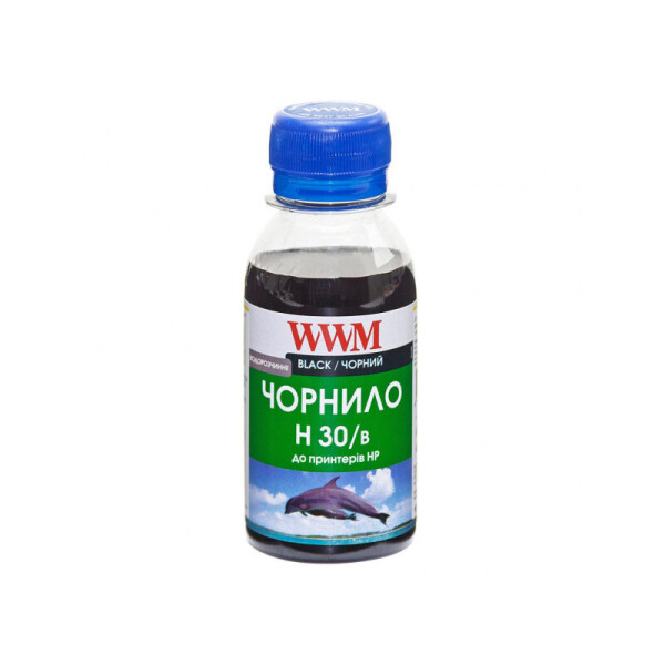 

Чернила WWM (H30/B-2) для HP №21/121/122 100г Black Водорастворимые
