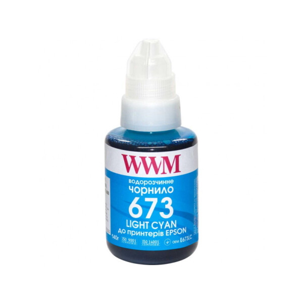 

Чернила WWM 673 для Epson L800 140г Light Cyan (E673LC)