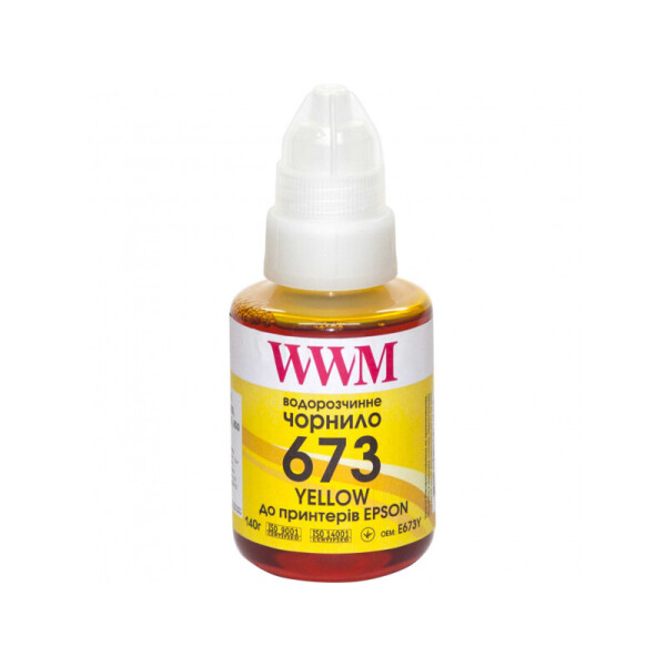 

Чернила WWM 673 для Epson L800 140г Yellow (E673Y)