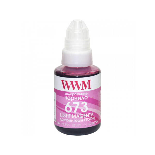 

Чернила WWM 673 для Epson L800 140г Light Magenta (E673LM)