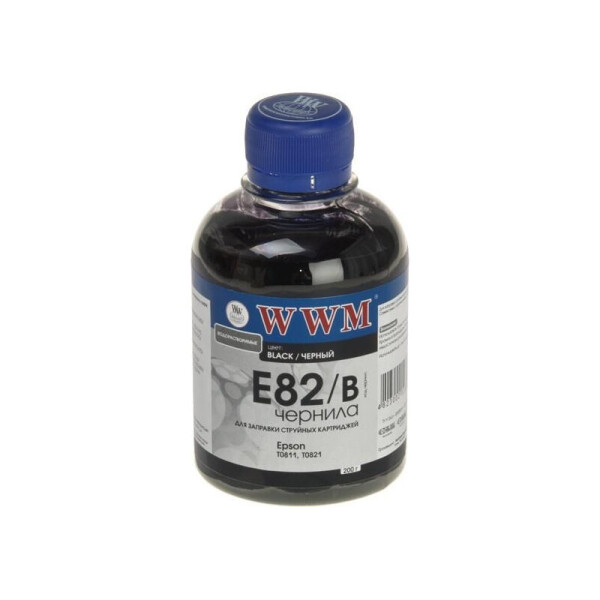

Чернила WWM (E82/B) для Epson Stylus Photo T50/P50/PX660 200г Black Водорастворимые