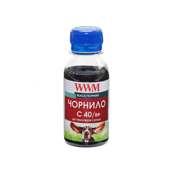 

Чернила WWM для Canon PG-40Bk/PG-50Bk/PGI-5Bk 100г Black Пигментные (C40/BP-2)