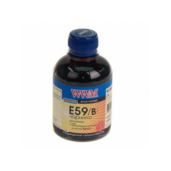 

Чернила WWM (E59/B) для Epson Stylus Pro 7700/9700/9890 200г Black Водорастворимые светостойкие