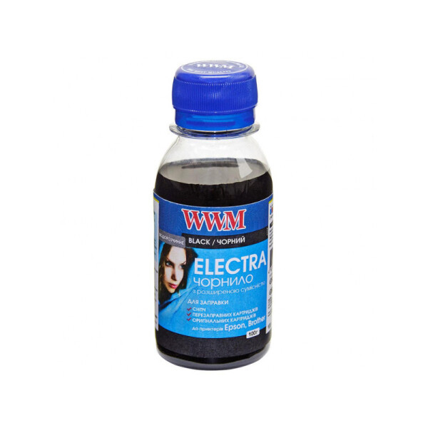 

Чернила WWM ELECTRA (EU/B-2) для Epson 100г Black Водорастворимые универсальные