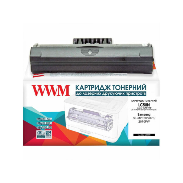 

Картридж WWM (LC58N) для Samsung SL-M2020/2070/2070FW аналог MLT-D111S Black